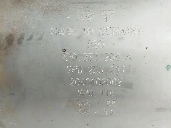 VW TOUAREG Äänenvaimennin OEM 7P0253209A 3.0L 2011 image 3