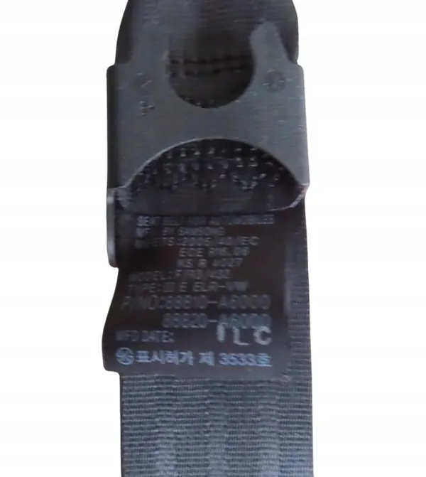 Turvavyö etu-oikea OEM 88810-A6000 Hyundai i30:lle image 5