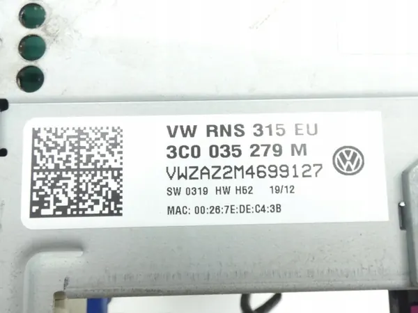 OEM 3C0035279M Radio Navigation Écran VW Passat B7 image 6