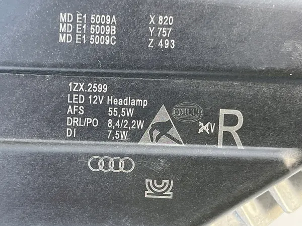 Audi Q5 2020-2024 Faro Delantero Derecho LED OEM 80A941034F image 7