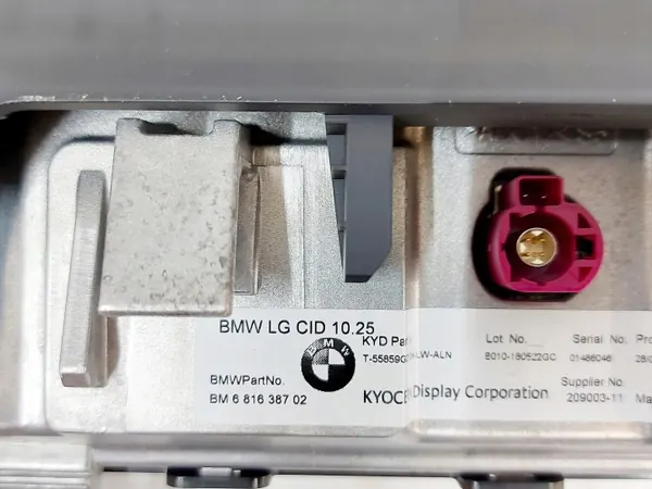 Ecrã de informação central BMW OE 6816387 image 8