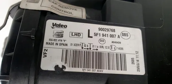 SEAT LEON III LÂMPADA LED COMPLETA ESQUERDA DIREITA 5F1941007F image 9