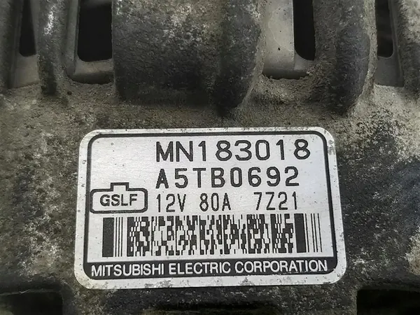 Vaihtovirtageneraattori Mitsubishi Lancer VII 1.6B 2003-2011 MN183018 image 6