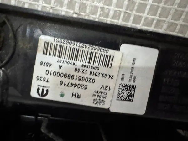 FIAT DOBLO 15- Lift Lámpara Trasera Derecha image 4