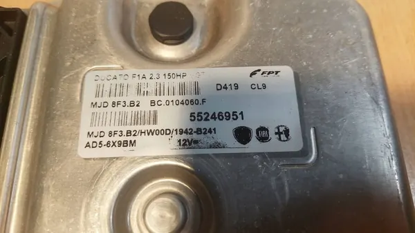 Fiat Ducato Motor ECU 55246951 image 2