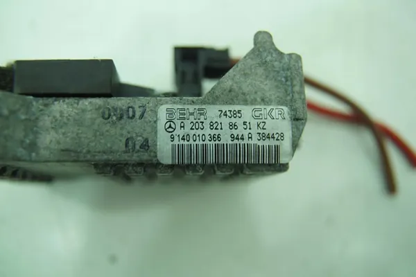 Resistor de ventilador Mercedes W203 W463 A2038218651 image 4