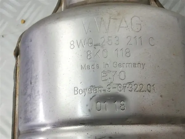 Tubo de escape esquerdo OEM 8W0253211C Audi A8 D5 3.0 TFSI image 5