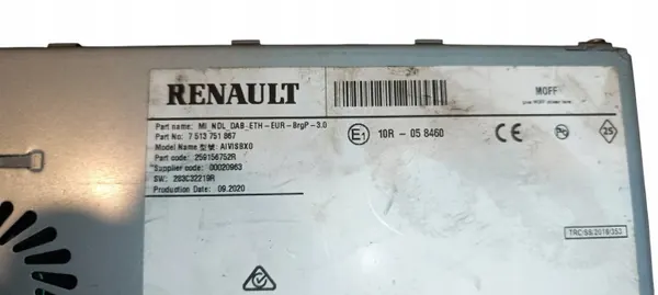 Radio-Navigointiyksikkö OEM 259156752R - Renault image 7