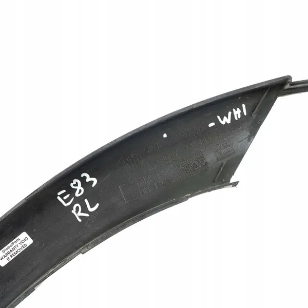 BMW X3 E83 Vänster Bakre Stänkskydd Vit image 10