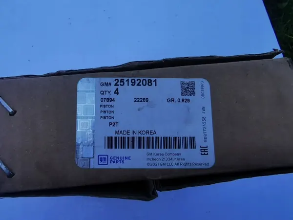 Chevrolet Aveo 1.2 DOHC Kolvset 25192081 image 2