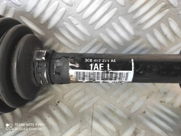 VW GOLF VI CADDY TOURAN A3 2.0 TDI VÄNSTER AXEL 3C0407271AE image 6