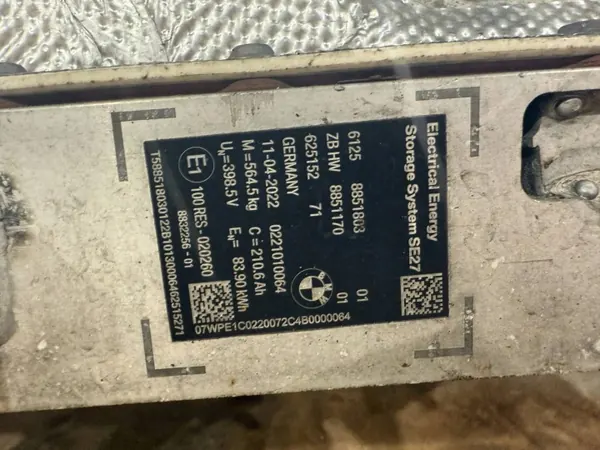 Celda batería BMW i4 OEM 8851803 - Usado image 8