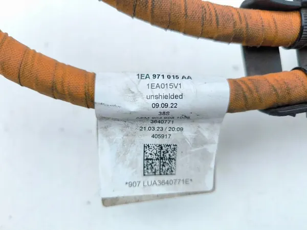 Skoda Enyaq iV 2023 Hochspannungskabel OEM 1EA971015AA image 7