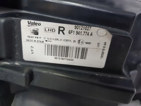 SEAT ARONA Farol Dianteiro Direito Full LED 6F1941774A image 5