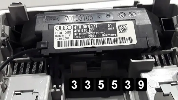 Consola iluminação teto Audi A6 OEM AM-335539 image 3