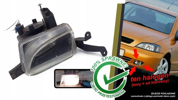 Opel Astra G II Bertone Coupe Farol de Neblina Esquerdo OEM KD4158 image 1