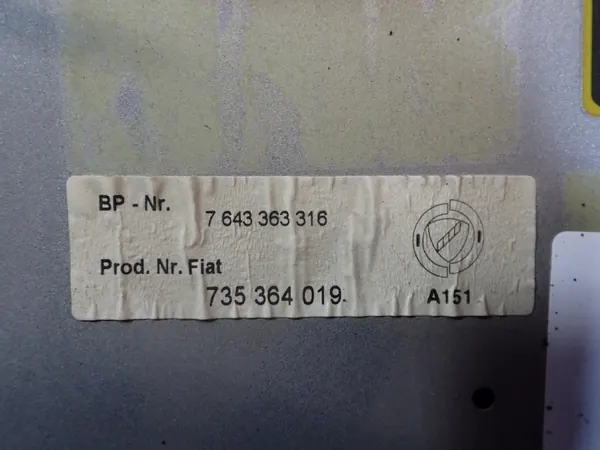 Fiat Idea Radio OEM 735364019 - Blaupunkt CD-Player image 6