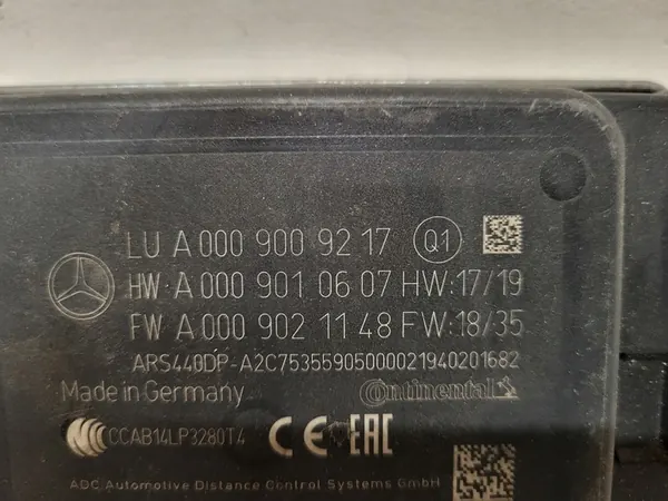 MERCEDES RADARSENSOR MODULE A0009009217 image 2