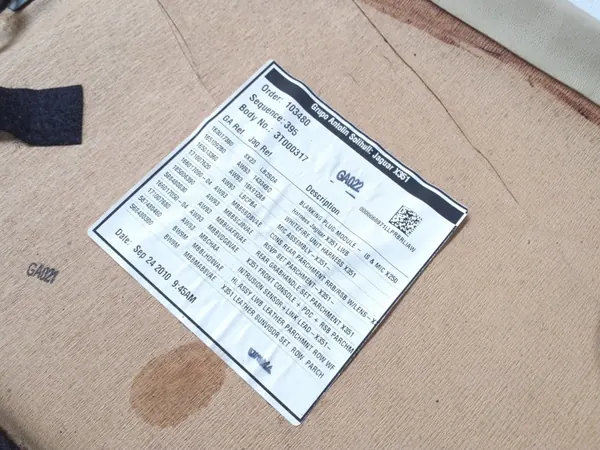 Techo Jaguar XJ X351 OEM AW9318K912AB Usado image 6