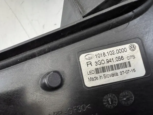 VW Passat B8 GTE Droit Halogène LED DRL OEM 3G0941056 image 5