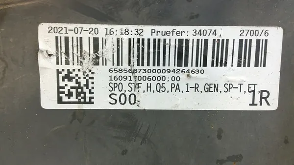 Bakre Stötfångarspoiler Audi Q5 8R 2008-2012 OEM 8R0807521R image 10