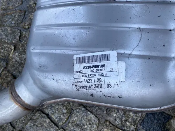 Mercedes Auspufftopf OEM 2134914000 Gebraucht image 8