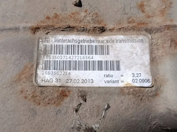 Mercedes-Benz OEM A1663510208 bakaxel image 7