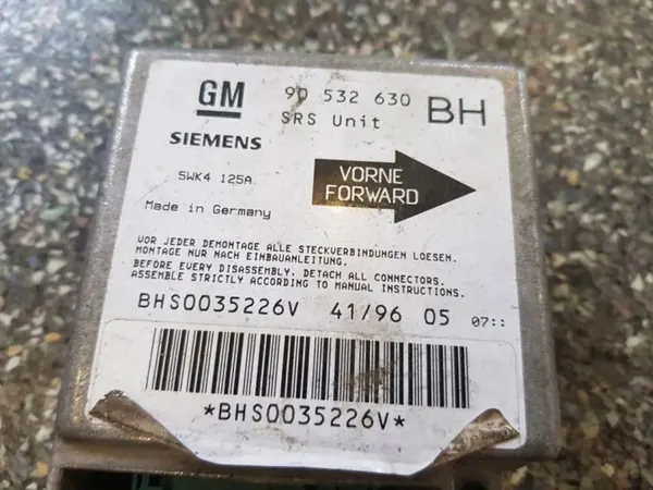 Airbag-Modul OEM 90532630 für Opel Corsa D 1.7L image 3