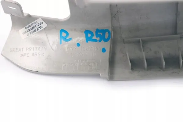 MINI R50 R53 Oikea Pilarin Peite Harmaa image 10