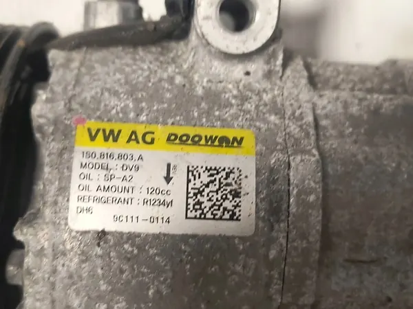 Ilmastointikompressori SKODA CITIGO 1.0 MPI 1S0816803A image 2