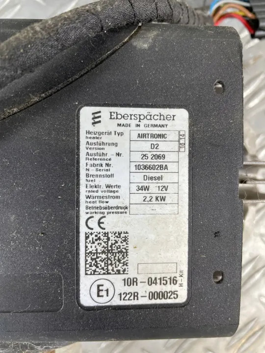 Calefactor estacionario Webasto Ducato Jumper Boxer 10R041516 image 5