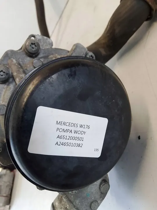 Vattenpump MERCEDES W176 A6512000501 A2465010382 image 8