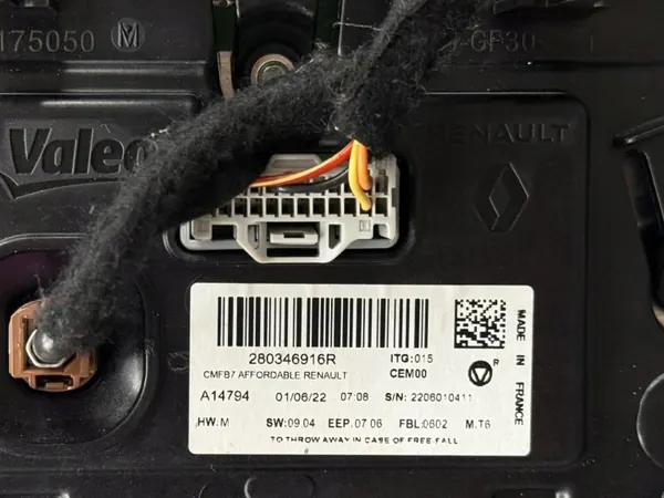 Renault Clio V Navigationsbildschirm OEM 280346916R image 5