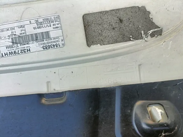 Aileron d'angle gauche DAF CF OEM 1843683 - Occasion image 7