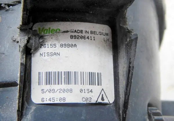 Nissan OE 89206411 Vänster halogendimljus image 7