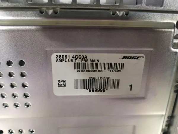 Infiniti Q50 Förstärkare OEM 280614GC0A - Begagnad image 3