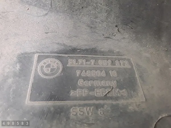 2010 BMW 1 Series E87 Arc Insert 51717059372 image 2