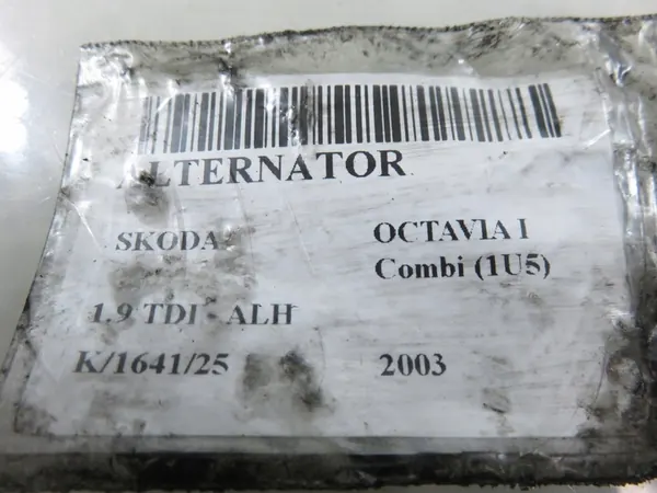 Vaihtovirtageneraattori Valeo 038903023R image 8