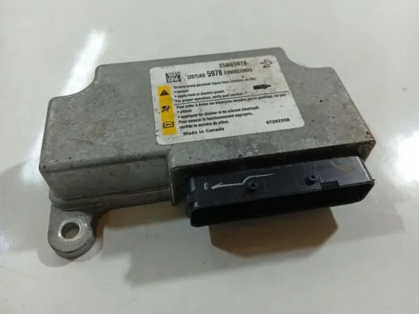 Module SRS airbag Saturn VUE OEM 25865978 - Utilisé image 2