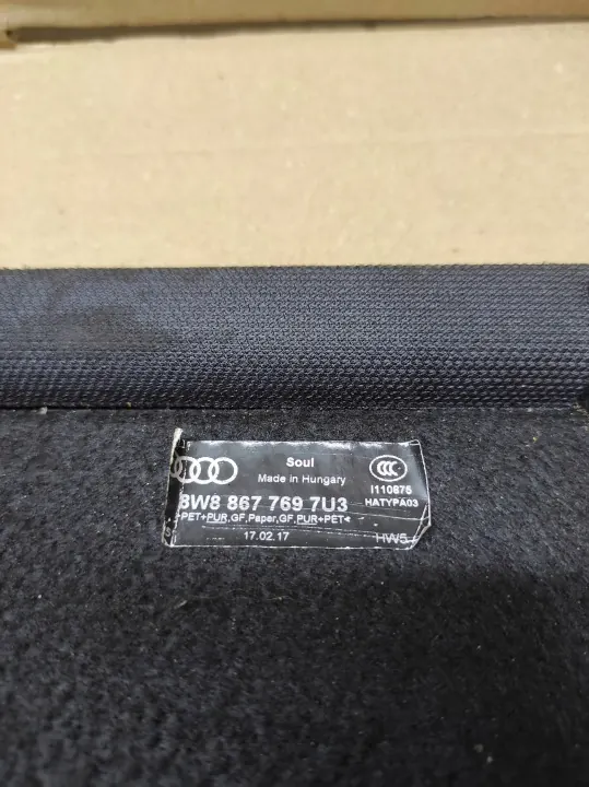 Estante trasera maletero Audi A5 8W8 Sportback OEM 8W8867769 image 9
