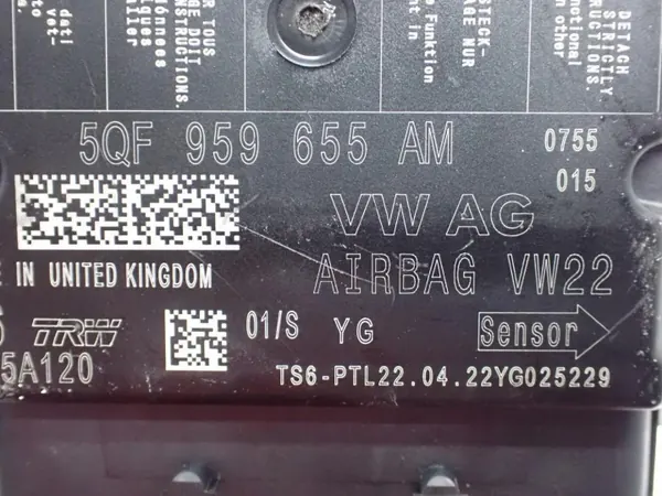 Airbag-Sensor OEM 5QF959655AM für SEAT Arona image 4