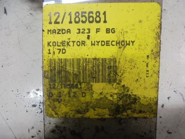 Coletor de escape MAZDA 323F BG AK-12-185681 image 4