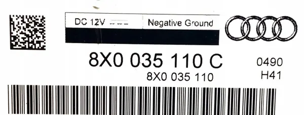 Lecteur CD Audi OEM 8X0035110C - Occasion image 4