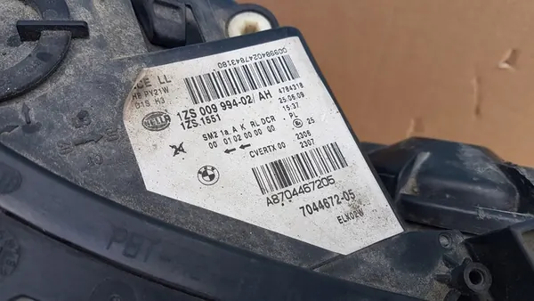 Farol dianteiro direito BMW 5 E60 E61 Lift Xenon 7044672 image 10