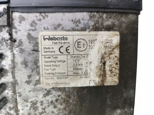 Chauffage auxiliaire Webasto OEM Nissan Qashqai J10 2.0 DCI image 3