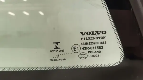Volvo V60 II vänster karossglas OEM 1156018528 image 3