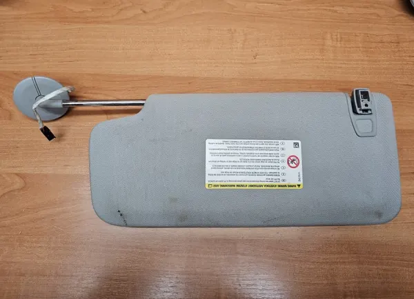 Visera derecha pasajero Opel Zafira C iluminada OEM image 3