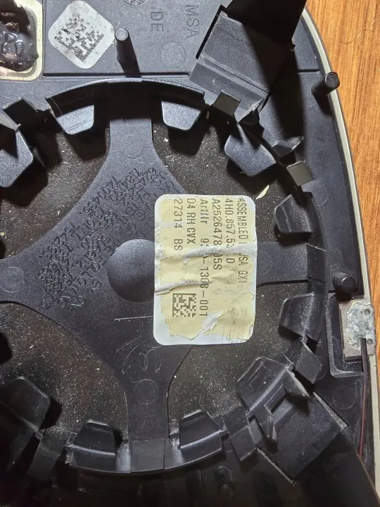 OEM 4H0857531 Insert Espejo Audi A8 Lado Derecho image 4