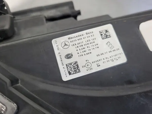 MERCEDES E-KLASSE W213 Linker Voorlicht Full LED Multibeam A2139064704 image 10