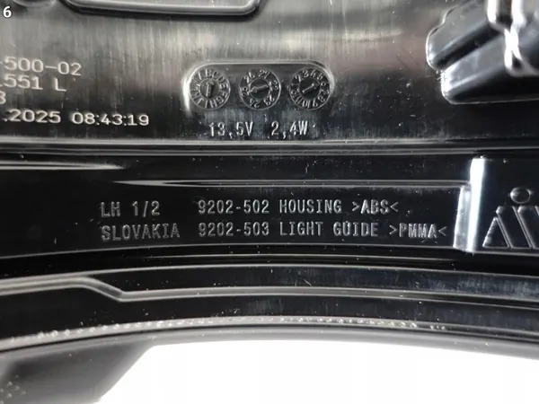 Land Rover OE LED vilkku peili vasen OEM image 7